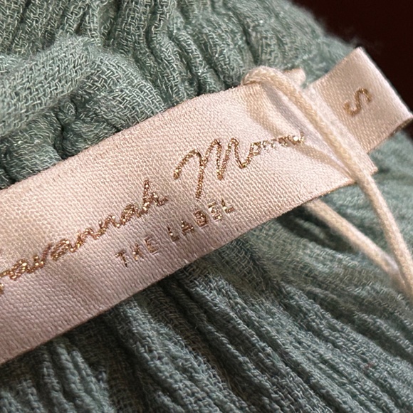 Savannah Morrow The Label's Mahria Maxi Dress with Belt Green Size S - Picture 15 of 15